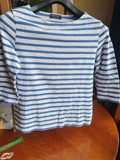 Usado, Blusa Saint James Breton listrada manga 3/4 marinheiro tamanho US6/GB10 comprar usado  Enviando para Brazil