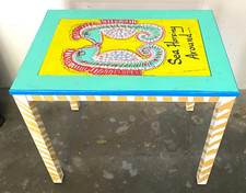 Hand painted rectangular for sale  Fort Pierce