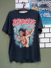 Camiseta preta básica Exodus Bonded By Blood Album Tour NH3602 comprar usado  Enviando para Brazil