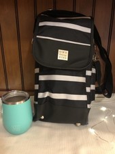 Mochila para garrafa de vinho com copo de vinho comprar usado  Enviando para Brazil