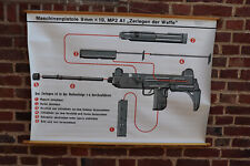 Unterrichtstafel uzi mp2 gebraucht kaufen  Elsdorf