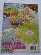 Crochet monthly magazine for sale  ABERTILLERY