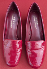 Red patent slip for sale  RADSTOCK