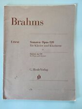 Brahms sonaten klavier d'occasion  Expédié en Belgium