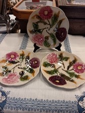 Assiette ancienne barbotine d'occasion  Saint-Quentin