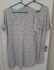 Grey night shirts for sale  STAMFORD