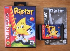 Ristar Sega Genesis completo na caixa *NM quase em perfeito estado* 1994 testado e funcionando comprar usado  Enviando para Brazil