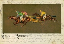 Ansichtskarte rennen 1901 gebraucht kaufen  Eggenstein-Leopoldshafen