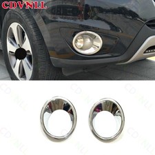 Lâmpada de neblina externa prata cromada acabamento tira para Hyundai Santa Fe 2010-2012 comprar usado  Enviando para Brazil