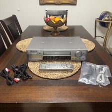 Mitsubishi HS-HD2000U D VHS gravador FireWire cabos remotos testados limpos comprar usado Mitsubishi HS-HD2000U D VHS gravador FireWire cabos remotos testados limpos comprar usado  Enviando para Brazil