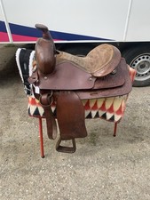 Western saddle brown for sale  DEWSBURY