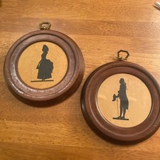 Victorian silhouettes round for sale  Piedmont