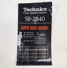 Technics 2840 front for sale  Cincinnati