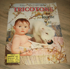 Catalogue tricot layette d'occasion  Neuville-aux-Bois