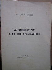 Martuzzi cesare musicotipia usato  Faenza
