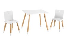 roba Kindersitzgruppe aus Holz - Kindermöbel Set aus 2 Kinderstühlen & 1 Tisch  gebraucht kaufen  Schwalmstadt