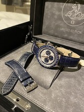 Omega speedmaster blue usato  Spedire a Italy