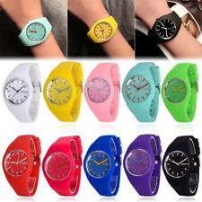 Usado, Relógio de pulso feminino Soft Jelly pulseira de silicone quartzo esportivo feminino *ESTOQUE DO REINO UNIDO* comprar usado  Enviando para Brazil