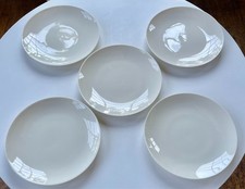 Conjunto de 5 pratos de jantar EVA ZEISEL MUSEU BRANCO 10 5/8" porcelana castleton comprar usado  Enviando para Brazil