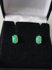 Opal silver stud for sale  TELFORD