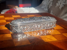 Solid silver trinket for sale  HUNTINGDON