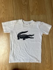 Boys white lacoste for sale  WEST WICKHAM