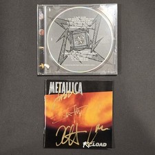 Metallica signed reload for sale  East Rutherford