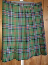 Vintage tartan wool for sale  EXETER