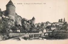 Francja - Semur-en-Auxois - Widokówka niewykorzystana na sprzedaż  Wysyłka do Poland