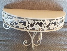 Prateleira de ferro vintage com padrão floral de margarida. comprar usado  Enviando para Brazil