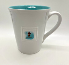 Caneca Starbucks levantada 3D “imprensa” 2006 coleção 14 oz azul branco copo barista fofo comprar usado  Enviando para Brazil