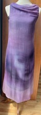 Vestido Christian Cota Silhouette 100% seda lavanda EUA tamanho 4, usado comprar usado  Enviando para Brazil