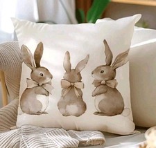 Baby rabbits cushion for sale  CHEPSTOW