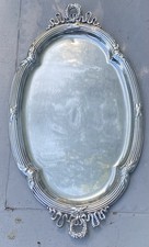 Usado, Mini bandeja francesa vintage com alças de fita – banhada a prata (21,5cm x 12cm) comprar usado  Enviando para Brazil