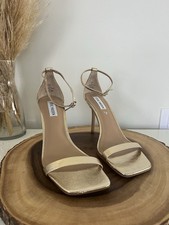 Salto dourado metálico Steve Madden Shaye tamanho 11, usado comprar usado  Enviando para Brazil