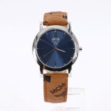 Relógio masculino MCM MC2314M mostrador azul Visteo couro marrom quartzo 35mm (PZ2003188) comprar usado Relógio masculino MCM MC2314M mostrador azul Visteo couro marrom quartzo 35mm (PZ2003188) comprar usado  Enviando para Brazil