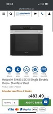 Hotpoint single electric for sale  Shipping to Ireland