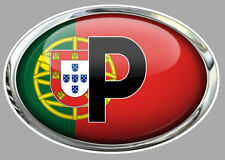 Ovale drapeau portugal15cm d'occasion  Le Val