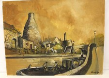 Canal buildings scene for sale  LEEDS