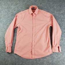 Camisa masculina slim fit manga longa gola vermelha média com botões Tommy Hilfiger, usado comprar usado  Enviando para Brazil