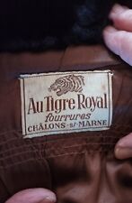 Manteau fourrure ancien d'occasion  Saint-Max