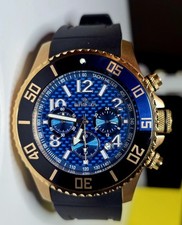 Invicta Pro Diver Zegarek Niebieska twarz Kwarcowy silikonowy pasek Doskonały stan! na sprzedaż  Wysyłka do Poland