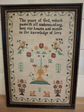 Antique vintage needlepoint for sale  GRANTHAM