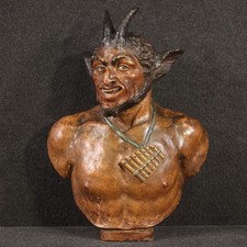 Scultura terracotta policroma usato  Italia