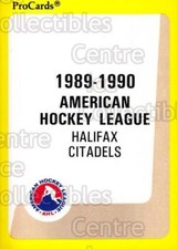 1989-90 ProCards AHL #152 Halifax Citadels, lista de verificação comprar usado  Enviando para Brazil