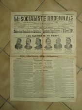 Socialiste ardennais 1914 d'occasion  Charleville-Mézières