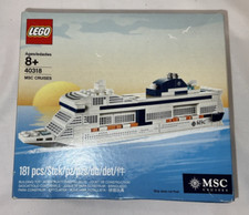 Lego Promotional 40318 MSC Cruzeiros, caixa nova/danificada, usado comprar usado  Enviando para Brazil