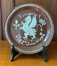 7.5 slipware plate for sale  CARDIFF