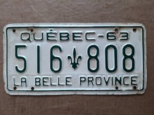 Canada plaque immatriculation d'occasion  Rognes