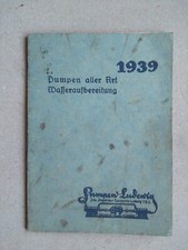 Katalog pumpen ludewig gebraucht kaufen  Bad Düben